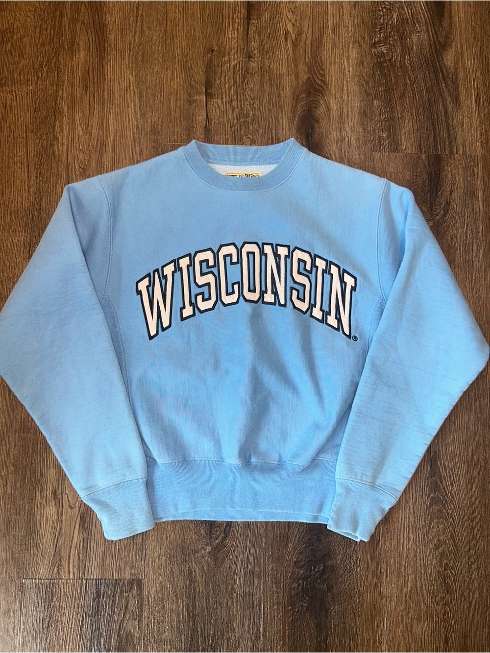 Vintage Blue Wisconsin Steve and Barry’s Sweatshirt